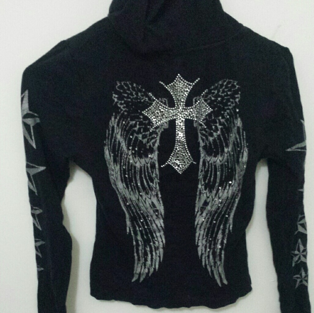 Black hoodie